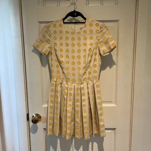 Opening Ceremony Pleated Daisy Print Dress